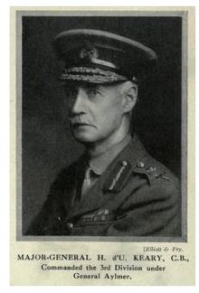 World War 1 Picture - Major-General Henry D'Urban Keary, GOC 3rd (Lahore) Division