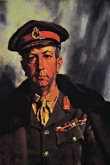 World War 1 Picture - Portrait of Currie by British war artist William Orpen, 1919. (Beaverbrook Collection of War Art, Canadian War Museum 19710261-0539)