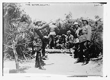 World War 1 Picture - Mehmed Esad Pasha (Bxlkat) and Ottoman battery at Gallipoli