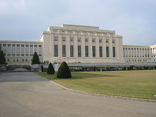 World War 1 Picture - Palace of Nations, Geneva, the League's headquarters from 1929 until its dissolution