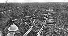 World War 1 Picture - The plateau north and east of Pozixres, 28 August