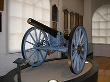 World War 1 Picture - A German artillery piece captured at Rabaul