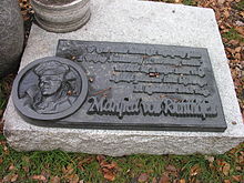 World War 1 Picture - Memorial in Polish at Richthofen's former home in today's Świdnica (formerly Schweidnitz)