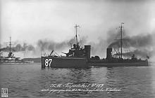 World War 1 Picture - German Torpedo boat V-187