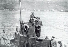 World War 1 Picture - On duty aboard SMU-5