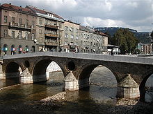 World War 1 Picture - The Latin Bridge