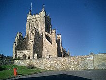 World War 1 Picture - St. Hilda's Church on Hartlepool Headland, built by the Normans and for centuries known as the Jewel of Herterpol.