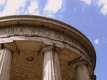 World War 1 Picture - The World War I Memorial in Washington, D.C. shows the effects of the passing years.