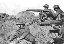 World War 1 Picture - Vickers machine gun