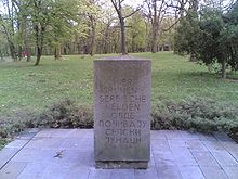 World War 1 Picture - WWI monument erected by German general Meckenzen to the Serbian defenders of Belgrade
