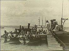 World War 1 Picture - German landing party on Direction Island. [1]