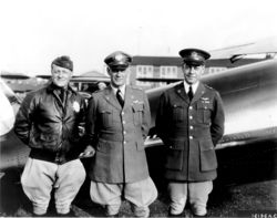 World War 1 Picture - Brig. Gen. Benjamin D. Foulois (left), Maj. Gen. James E. Fechet and Brig. Gen. H. Conger Pratt.