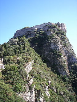 World War 1 Picture - Angelokastro in Kerkyra. These were the Byzantine fortifications that withstood the Turkish onslaught in 1571