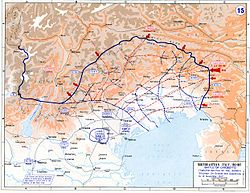 World War 1 Picture - Battle of Caporetto and Italian retreat to the Piave river.