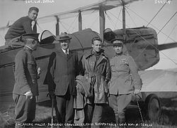 World War 1 Picture - Col. Archie Miller, Benedict Crowell, Lt. Ross Kirkpatrick, Mitchell, Sgt. E.N. Bruce