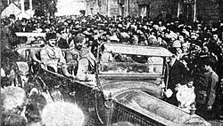 World War 1 Picture - Enver Paşa in Batumi in 1918