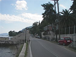 World War 1 Picture - Kaiser's Bridge in Corfu.