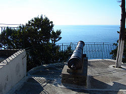 World War 1 Picture - A Russian Gun from the Russian-Ottoman occupation of Corfu (Paleokastritsa) in the beginning of the 19th century