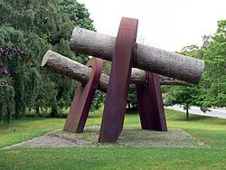 World War 1 Picture - Sculpture in Kiel to remember the 1918 sailors mutiny