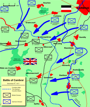 World War 1 Picture - The German Counter-Attack.