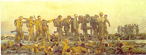 World War 1 Picture - John Singer Sargent's 1918 painting Gassed.