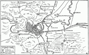 World War 1 Picture - Przemysl and surrounding forts