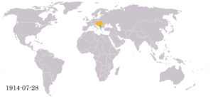 World War 1 Picture - Allies and Central Powers in the First World War, Allies. Allied colonies, dominions, territories or occupied territory, Central powers, Central powers colonies or occupied territory, Neutral countries