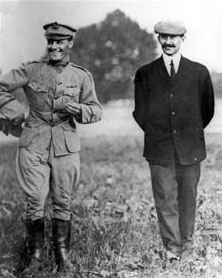 World War 1 Picture - Lt. Foulois and Orville Wright in 1909.