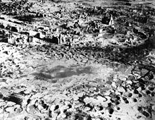 World War 1 Picture - The remains of German town of Wesel after intensive allied area bombing in 1945 (destruction rate 97% of all buildings)