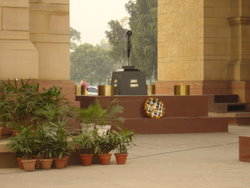 World War 1 Picture - The Amar Jawan Jyoti (the flame of the immortal warrior) in Delhi, India.