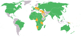 World War 1 Picture - Map of the World showing the Triple Entente participants in World War I. Those fighting on the Entente's side (at one point or another) are depicted in green, the Central Powers in orange, and neutral countries in gray.