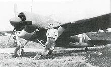 World War 1 Picture - Lt. August Deibel of 2-VlG V with his Dutch Buffalo (serial B-3110)[18]