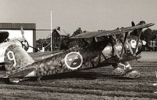 World War 1 Picture - Preserved CR.42 in Swedish Air Force markings (1976)