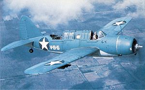 Airplane Picture - An SB2A-4 near Vero Beach, Florida, 1942-43