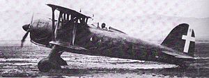 World War 1 Picture - A Fiat CR.42 in Regia Aeronautica service.