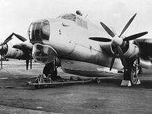 Airplane Picture - Mark 3 airborne lifeboat fitted underneath an Avro Shackleton