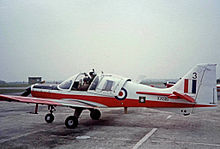Airplane Picture - Manchester University Air Squadron Bulldog at RAF Woodvale in 1983