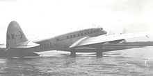 Airplane Picture - Alitalia SM.95 on scheduled service at Manchester in April 1948