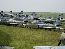 Airplane Picture - Several J-21s at the Museum of Aviation in Belgrade