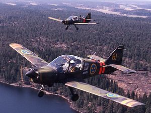 Airplane Picture - Scottish Aviation Bulldog, Swedish Army designation FPL 61C