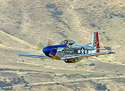 Airplane Pictures - A T-51 Mustang at an airshow in New Zealand