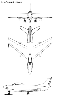 Airplane Picture - North American F-86K Sabre.