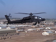 Airplane Picture - AH-64D Longbow Apache over Taji, Iraq 2006