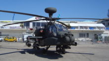 Airplane Picture - An AH-64 Apache at the 2005 Paris Air show