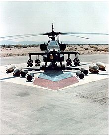 Airplane Picture - Weapon loadout of the AH-64 Apache