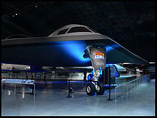 Airplane Picture - Mockup of a B-2 Spirit on display at the National Museum of the United States Air Force