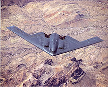 Airplane Picture - The B-2's first public flight in 1989