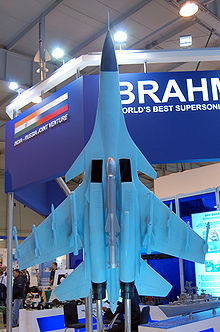 Airplane Picture - Brahmos missile under Su-30MKI maquette at MAKS-2009