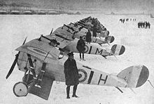 Airplane Picture - 27 December 1917: No.1 RAF Squadron with Nieuport 27s and Nieuport 24s at Bailleul.[1]