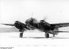 Airplane Picture - Ju 88 preparing for take off, Tunisia, c. 1942-43